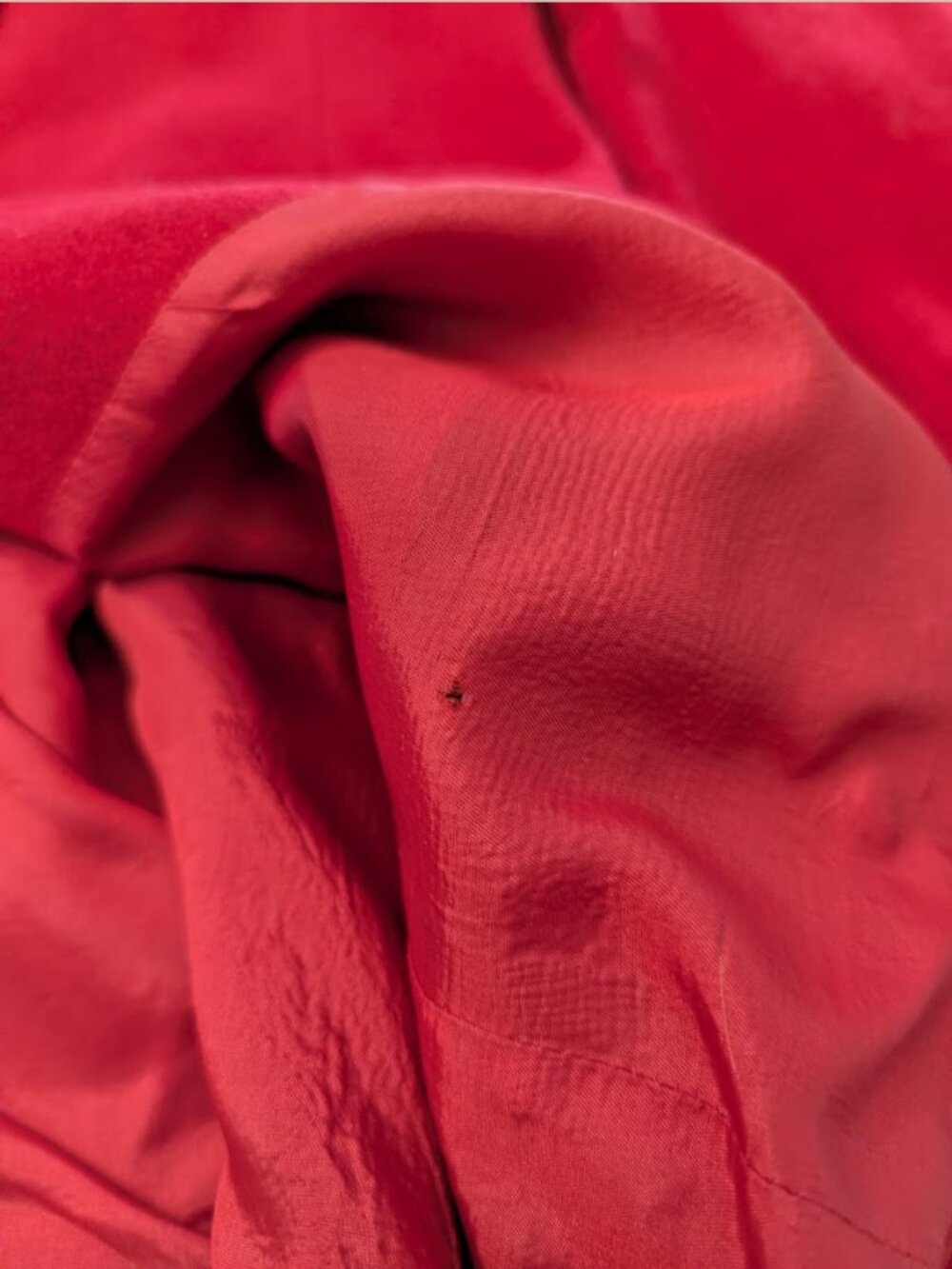Wool Cashmere Blend Office Business Casual Red Blazer Power Dressing - Picture 8 of 9